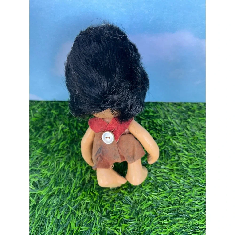 Vintage Unica Monkey Boy Troll Doll Made in Hong Kong Collectible